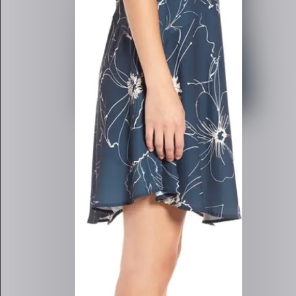 'Heat Wave' Floral Print A-Line Dress - Picture 7 of 7